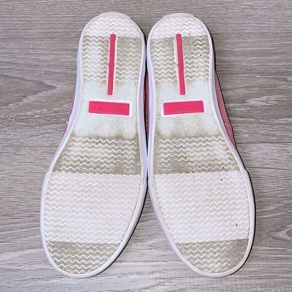 Sperry Top Sider Bahama One Eye Big Girl Sz 5M Pink Sequin Slip On Boat Shoe - Picture 7 of 10